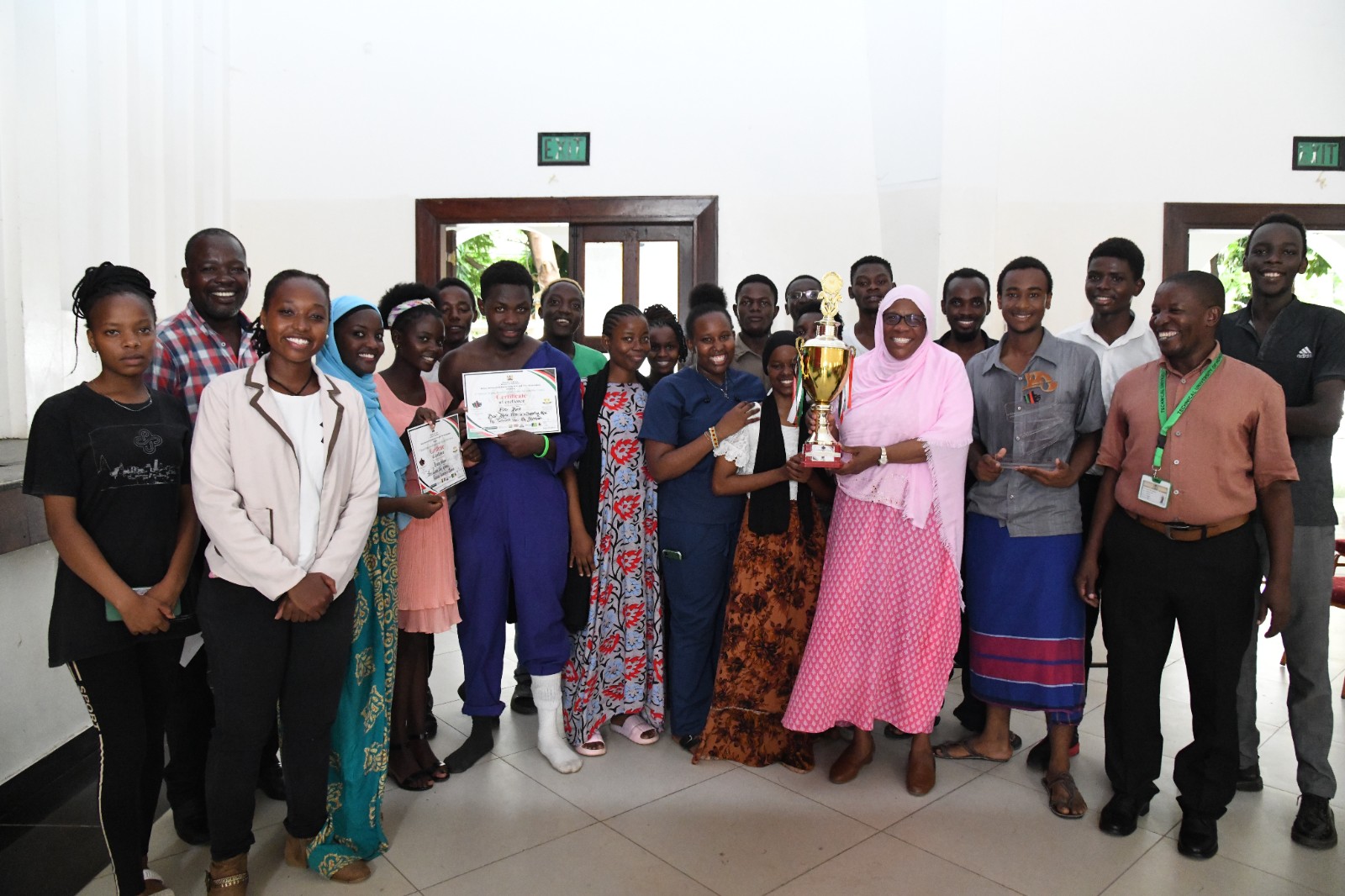 TUM Drama Club Celebrates Triumph with Special Performance for Vice Chancellor Prof Laila Abubakar