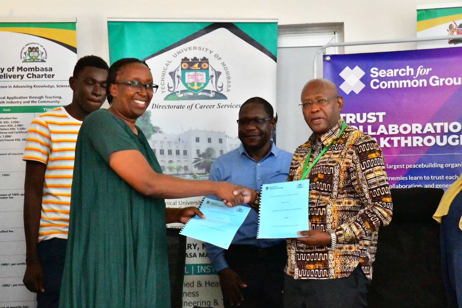 Search for Common Ground sign MOU with TUM for promoting peace in digital space