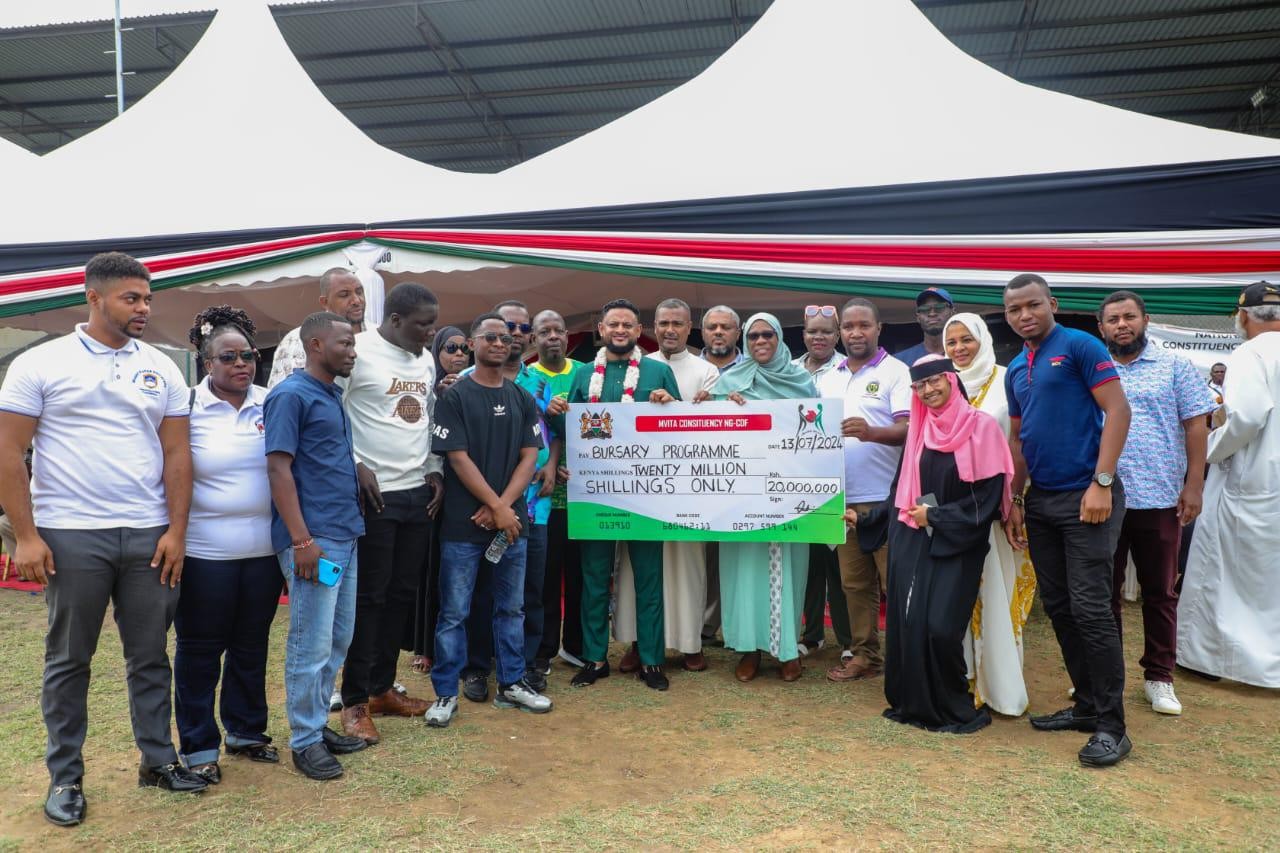 TUM Secures Kshs 2.6 Million in Bursary for Students at Mvita CDF Awards Ceremony.