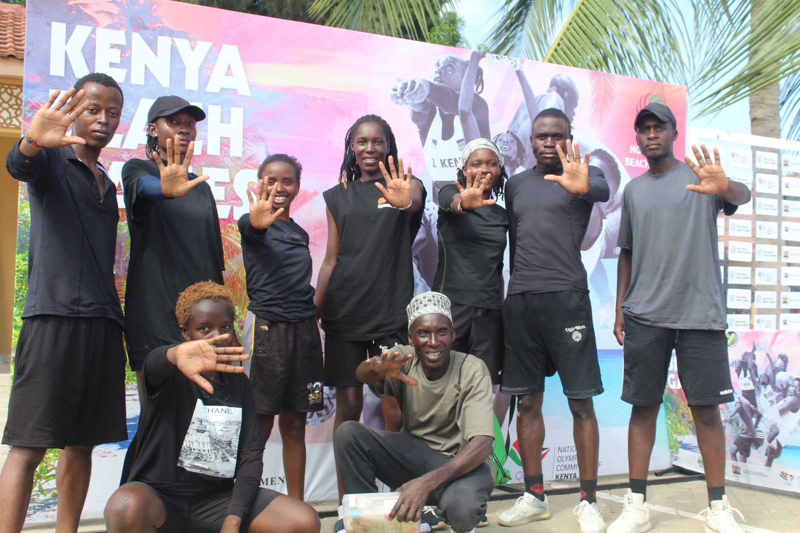 TUM's Baseball5 Team Participates in the NOC Kenya Beach Games