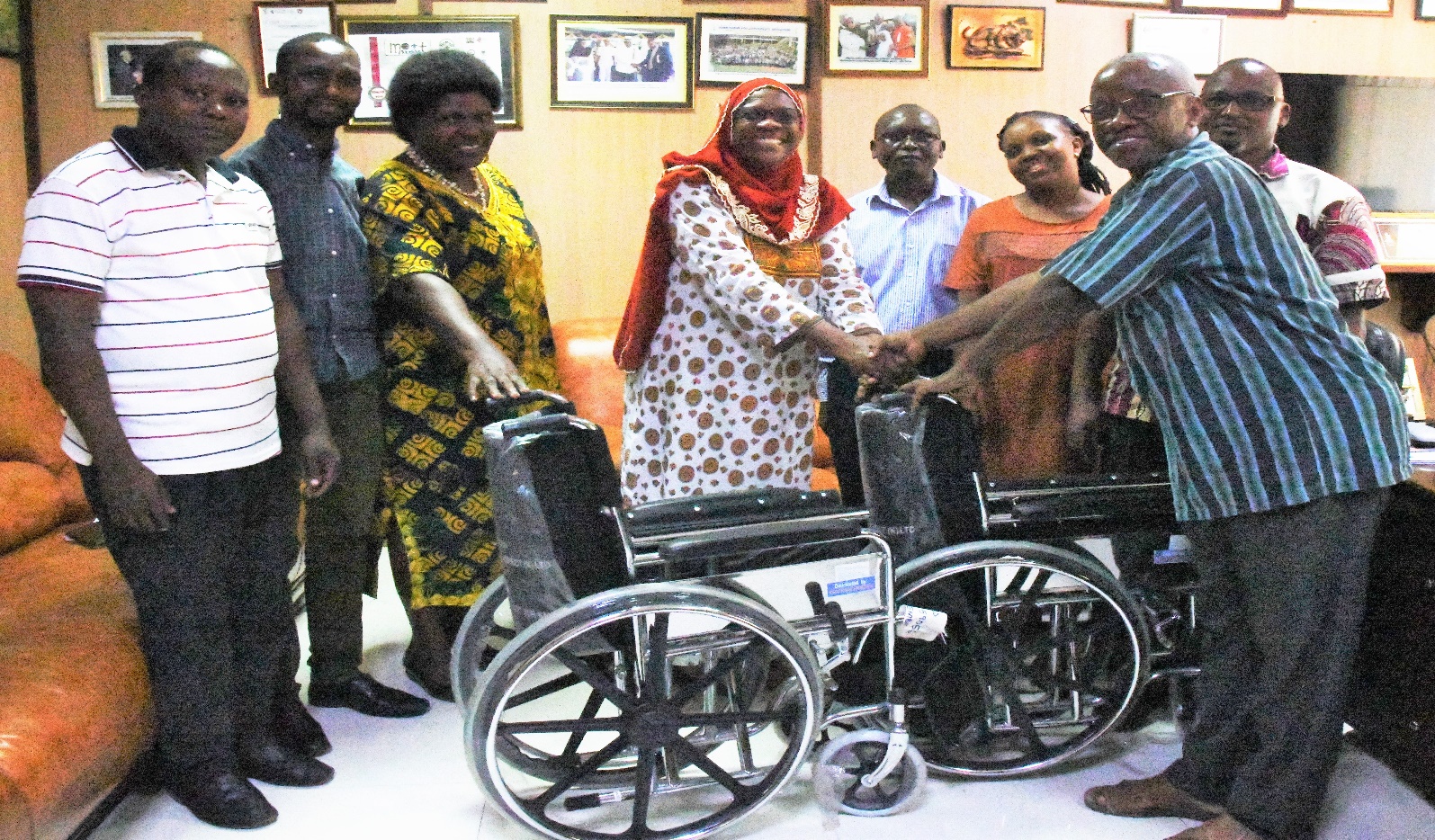 TUM receives donation of assistive devices for disability mainstreaming