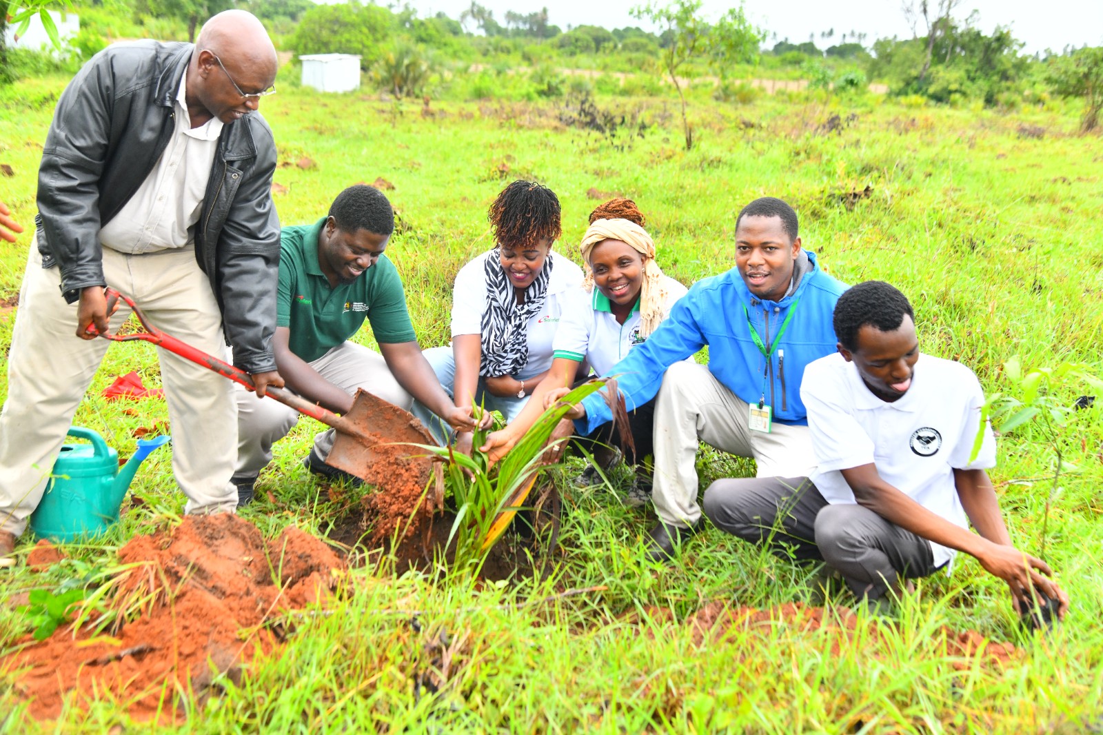TUM holds tree planting exercise at Kwale Site amid heavy rain